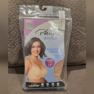 Playtex 18 hour Smoothing Minimizer Wire Free Bra Size 36D